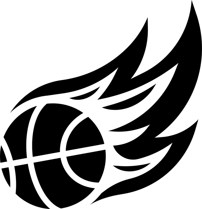 Flaming Basketball PNG