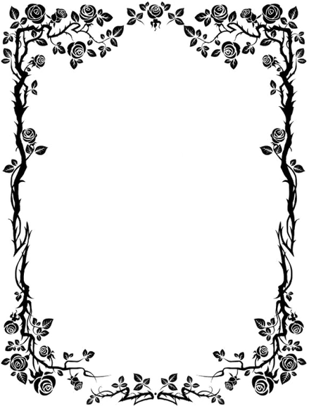 Black Flower PNG