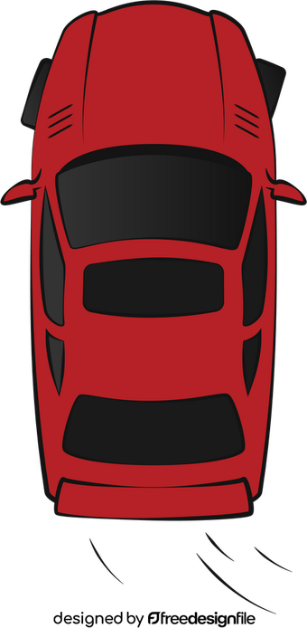 Car Cartoon Top View PNG