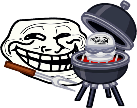 Monster Troll Face PNG