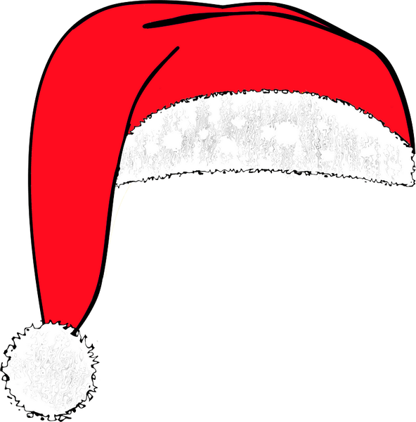 Santa Hat Doodle PNG