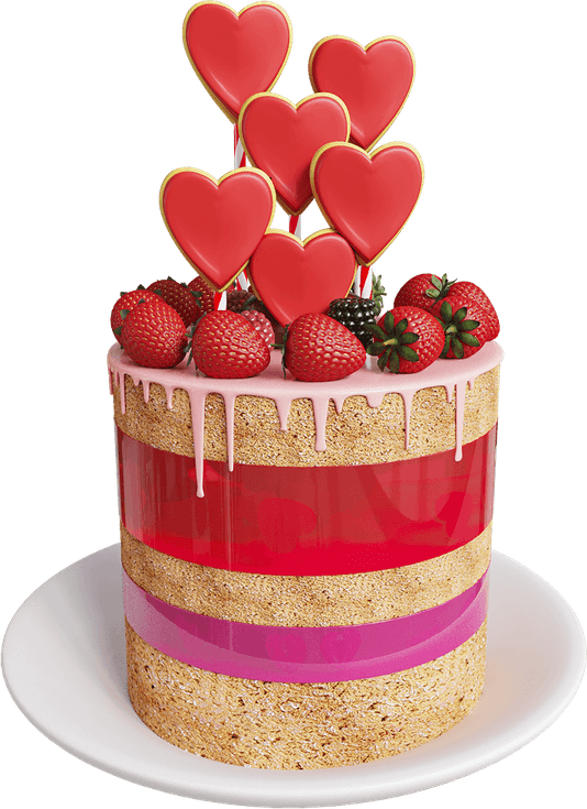 Valentines Cake PNG