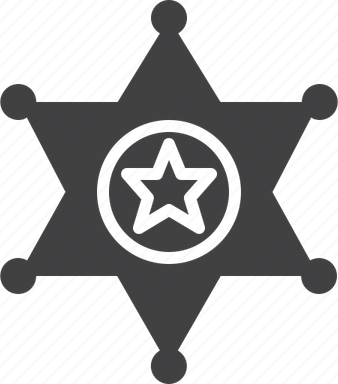 Sheriff Star PNG