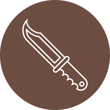 Knife Circle PNG