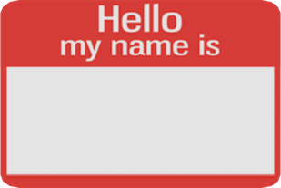 Name Tag PNG