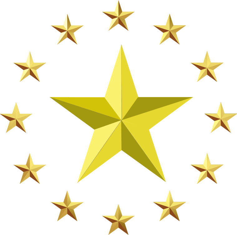 Gold Stars PNG