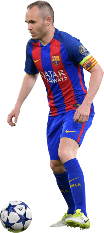 Andres Iniesta PNG