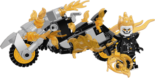 Ghost Rider Bike PNG