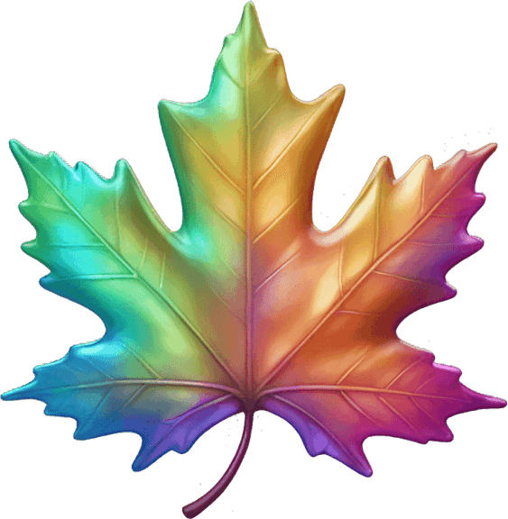 Maple Leaf Emoji PNG