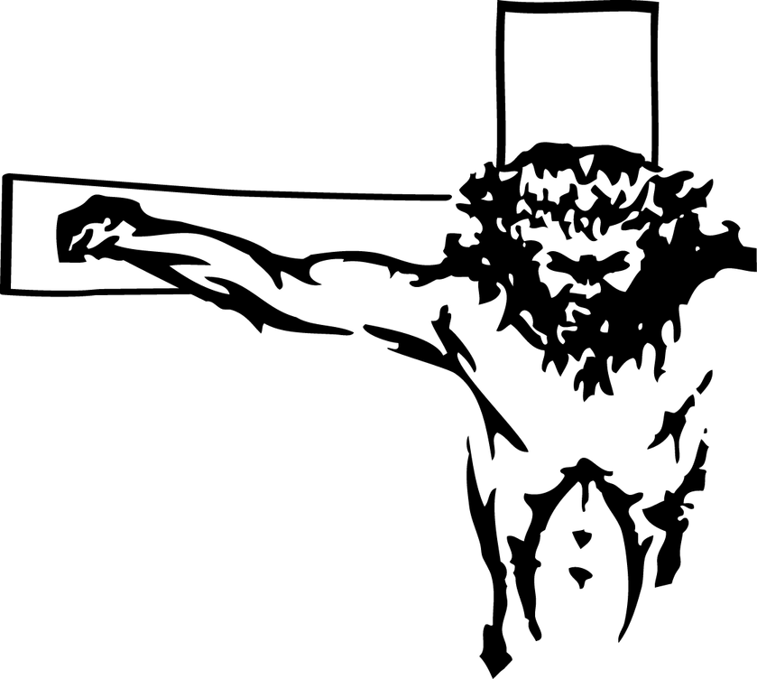 Jesus Cross White PNG
