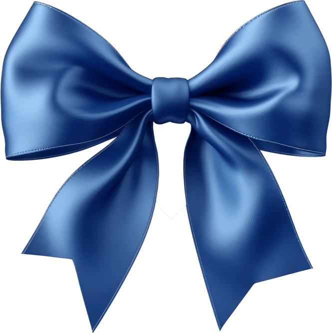 Blue Bow PNG