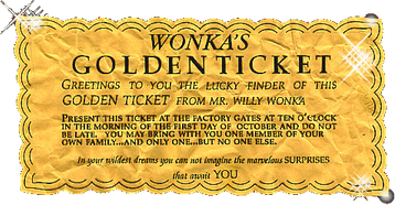 Golden Ticket PNG
