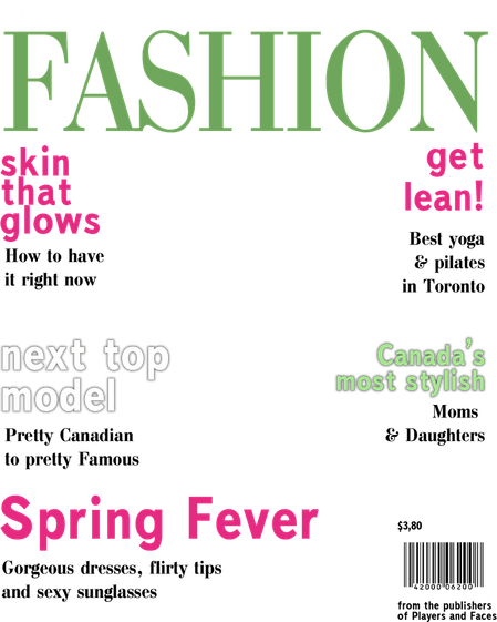 Magazine Cover PNG