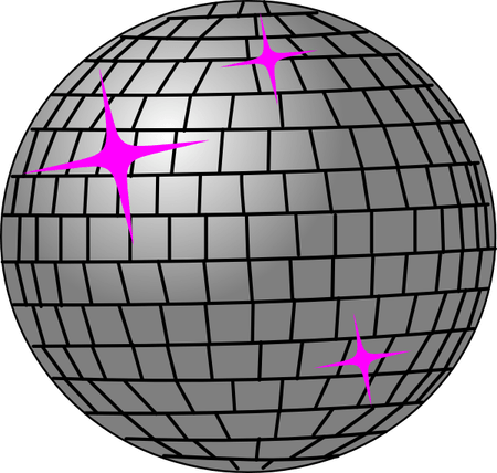 Pink Disco Ball PNG