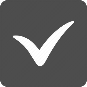 Tick Mark Black PNG