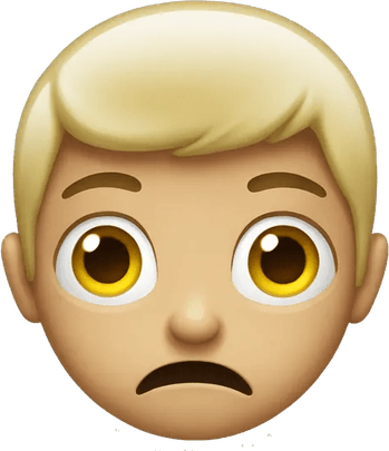 Scared Emoji PNG