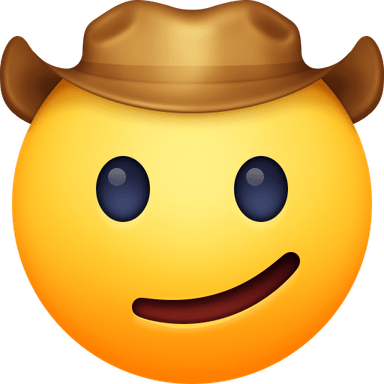 Cowboy Emoji PNG