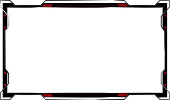 Black Screen Border PNG