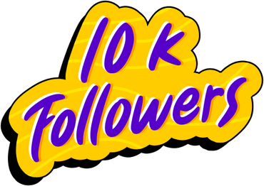 10k Followers Balloon PNG