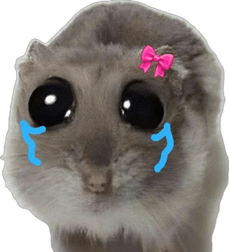 Sad Hamster Tiktok PNG