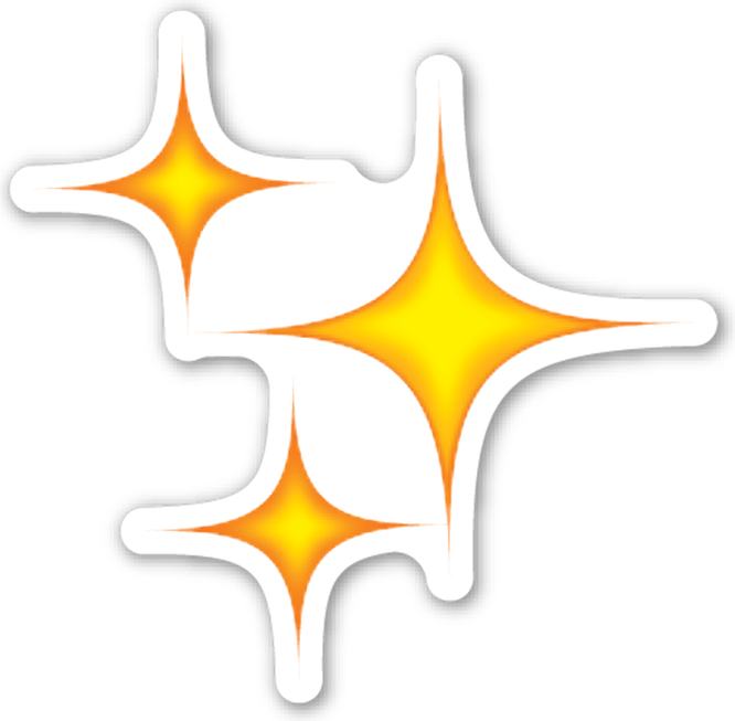 Emoji Sparkles PNG
