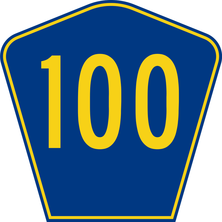 100 Number PNG