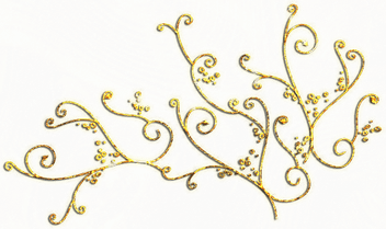 Gold Swirl PNG