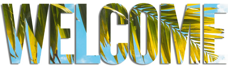 Welcome Word PNG