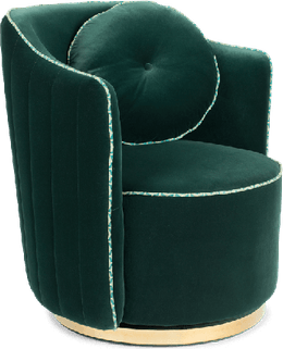 Armchair Green Royal PNG