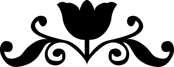 Black Flowers PNG