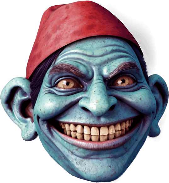 Creepy Troll Face PNG