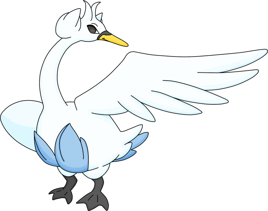 Swanna Pokemon PNG