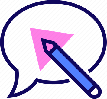 Vertical Speech Bubble PNG