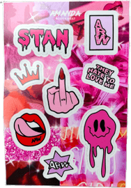 Preppy Stickers PNG