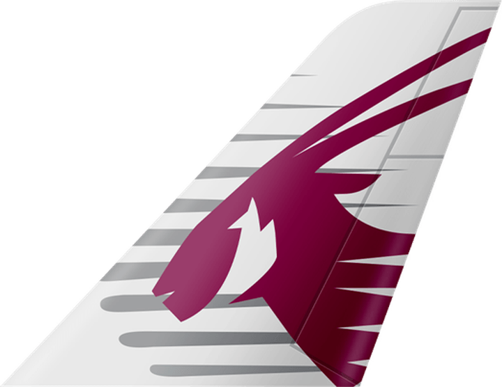 Qatar Airways Airplane PNG