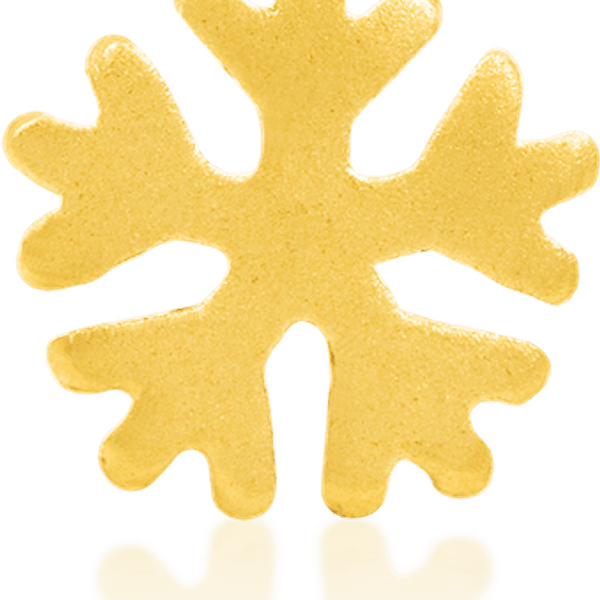 Gold Snowflake PNG