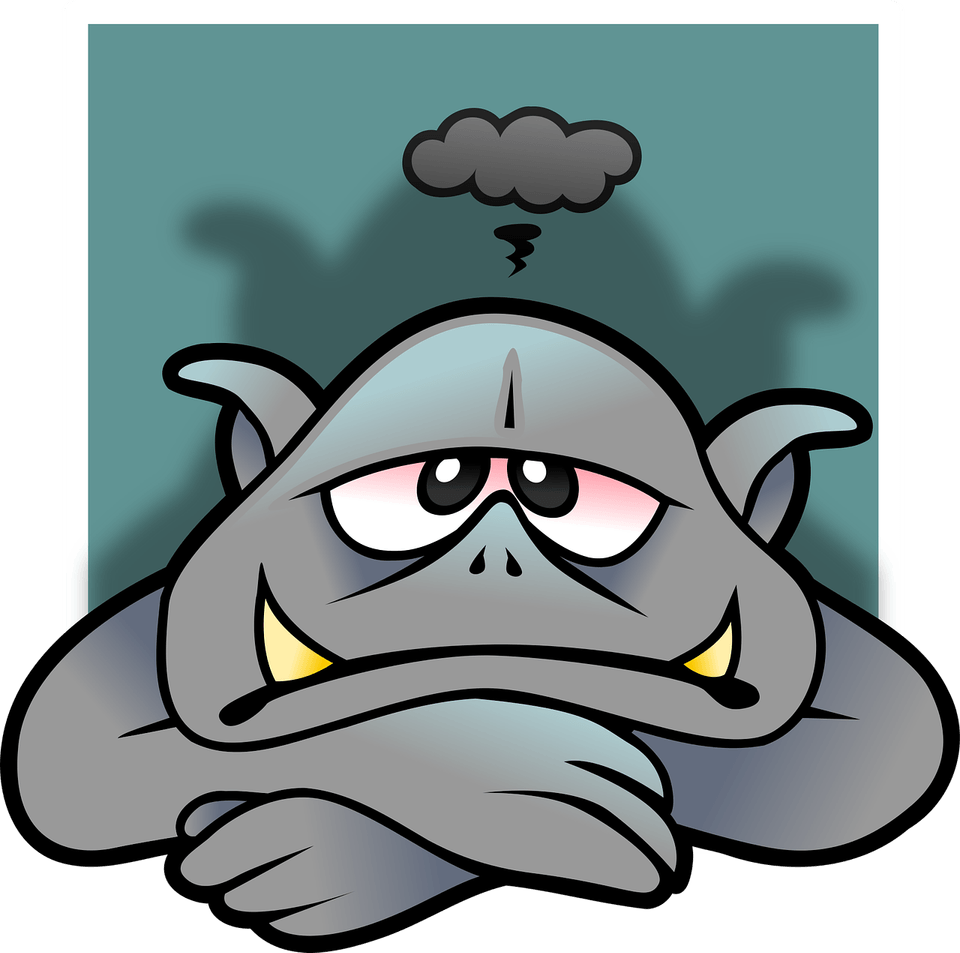Monster Troll Face PNG