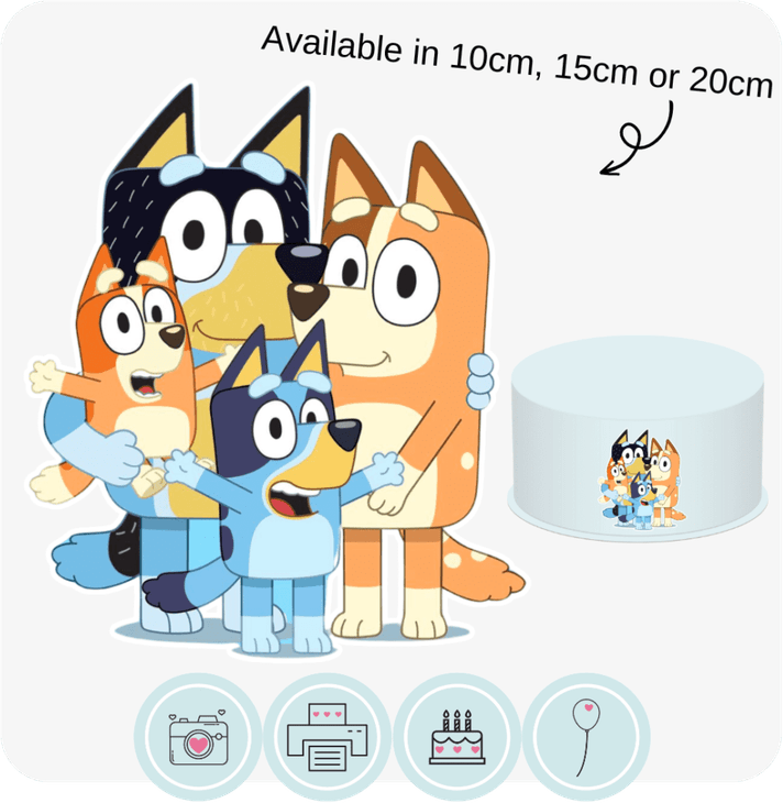 Bluey Stickers PNG