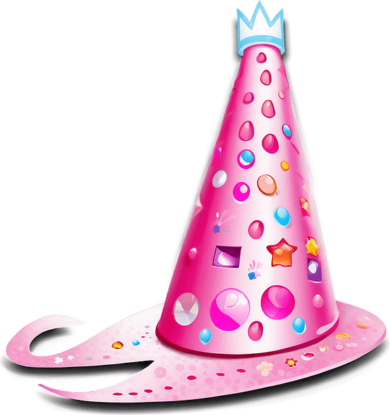 Princess Birthday Hat PNG
