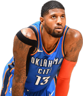 Paul George Oklahoma City Thunder PNG