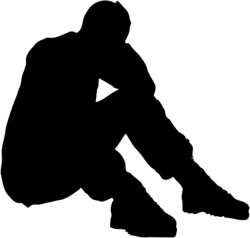 Unhappy Guy PNG