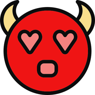 Red Devil Emoji PNG