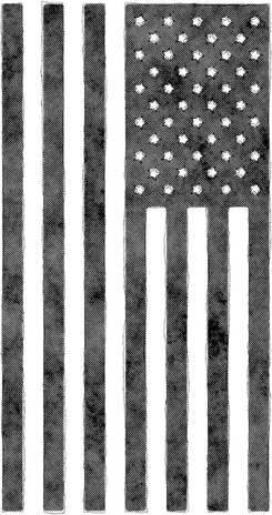 American Flag Black And White PNG