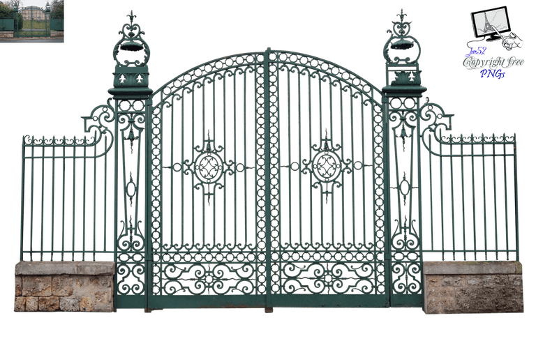 Metal Gate PNG