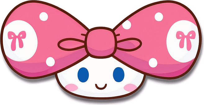 My Melody Bow PNG