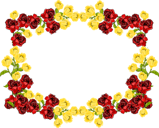 Frame Flower PNG