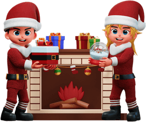 Cocomelon Christmas PNG