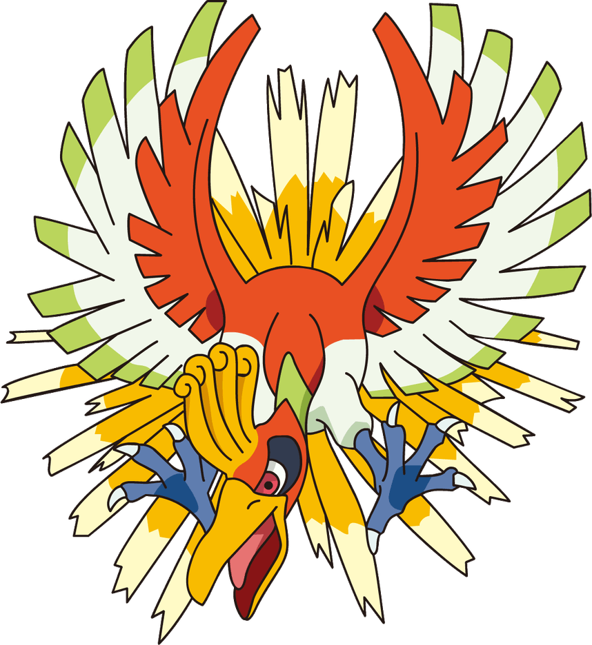 Ho Oh Pokemon PNG