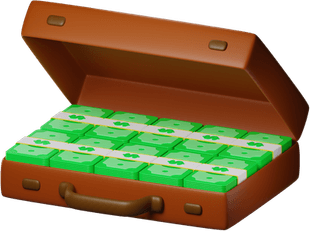 Money Suitcase PNG