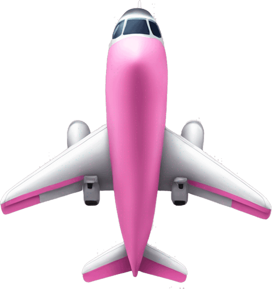 Airplane Pink PNG
